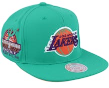 Los Angeles Lakers Desert Green Teal Snapback - Mitchell & Ness