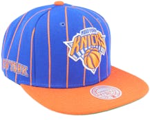 New York Knicks Team Pin Blue/Orange Snapback - Mitchell & Ness
