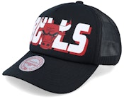 Chicago Bulls Billboard Black Trucker