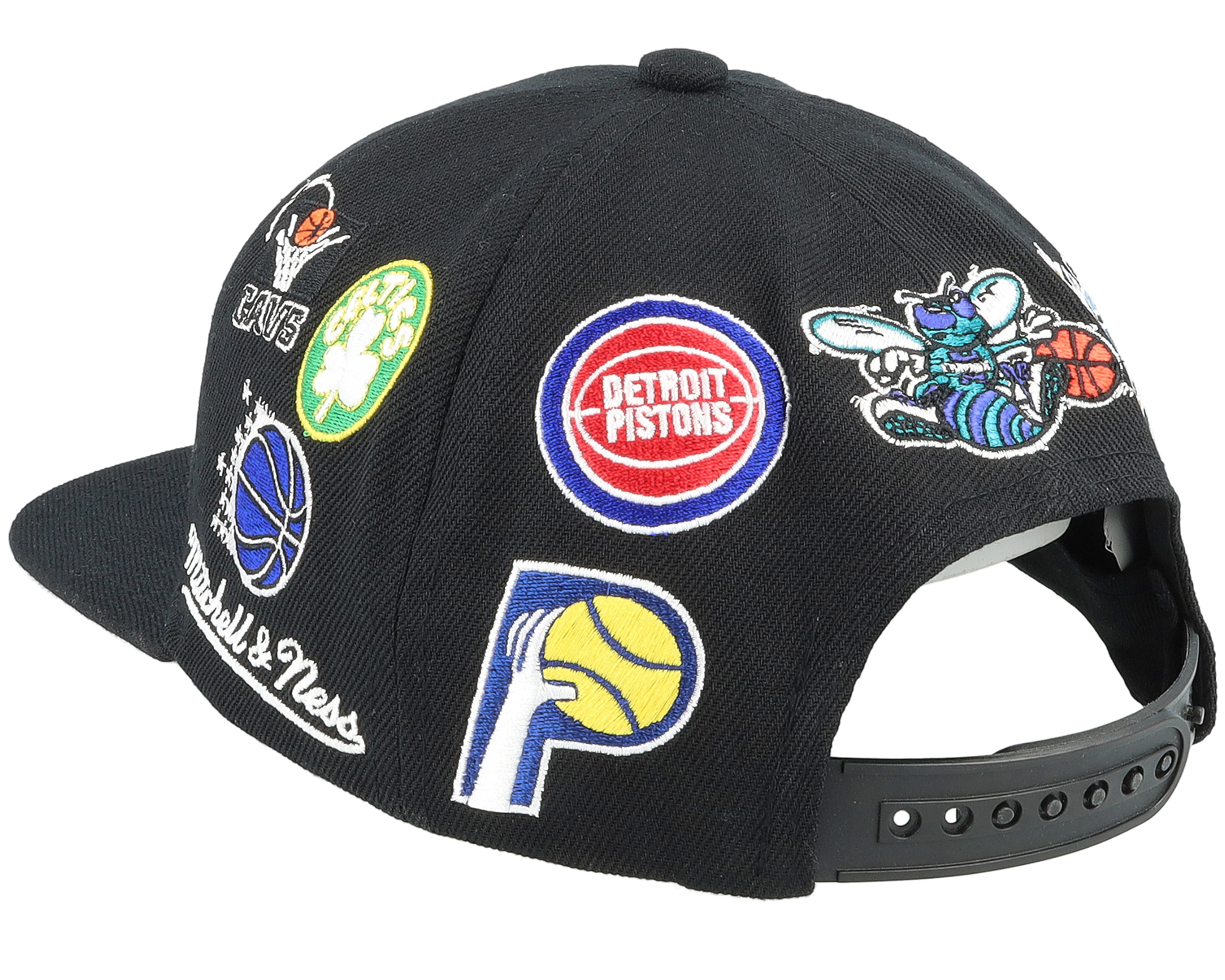 NBA East All Over Conference Deadstock Black Snapback - Mitchell