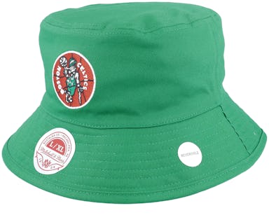 Boston Celtics Lifestyle Reversible Green/Grey Bucket - Mitchell & Ness