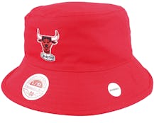Chicago Bulls Lifestyle Reversible Red/Grey Bucket - Mitchell & Ness