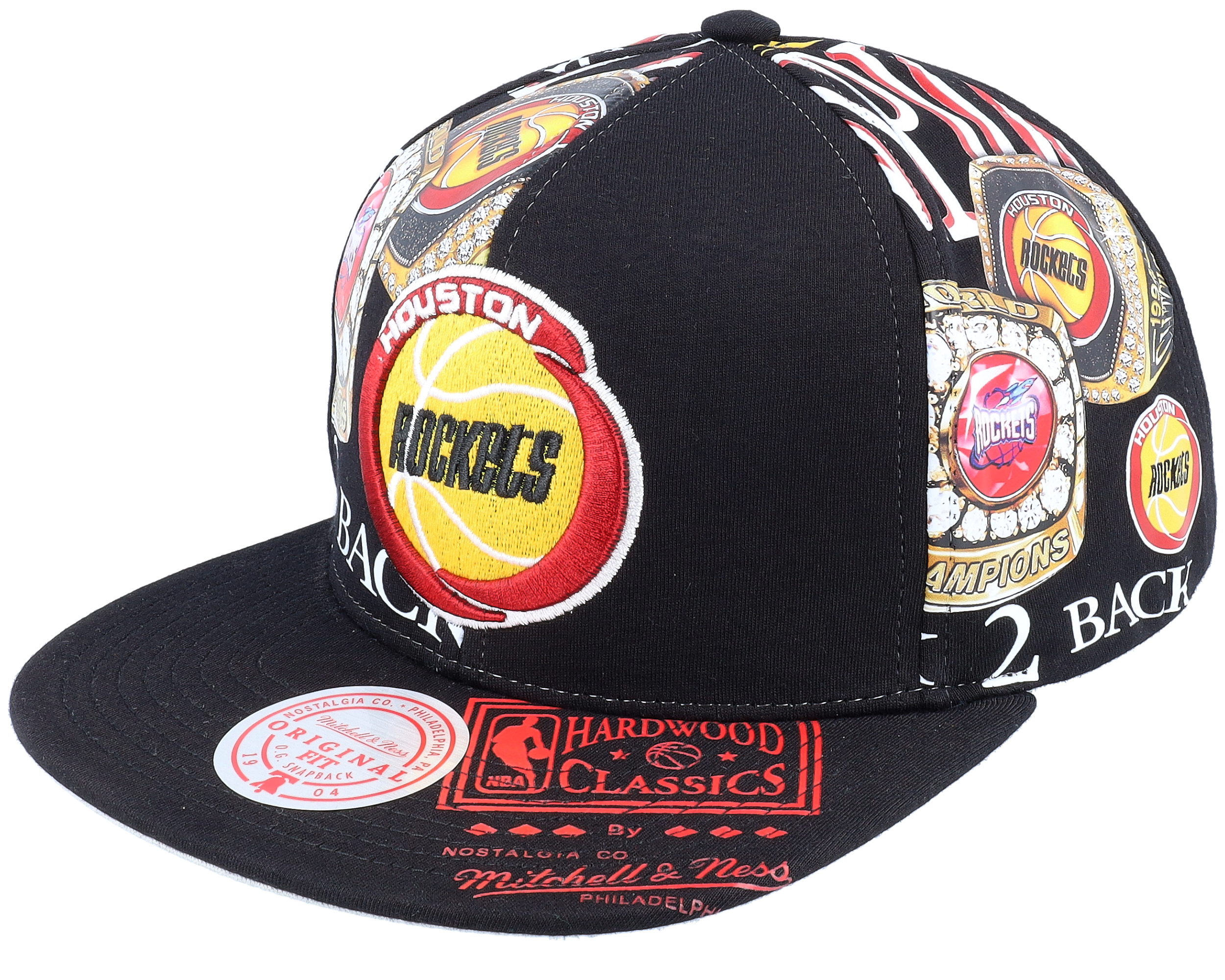 Houston Rockets Hat / Cap Mitchell & Ness Nostalgia Co. NBA