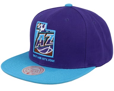 Shop Mitchell & Ness Utah Jazz Team Vibes Snapback Hat  HHSS5151-UJAYYPPPBLCK | SNIPES USA