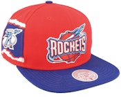 Houston Rockets Jumbotron Hwc Red/Royal Snapback