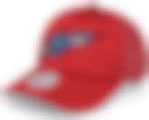 Houston Rockets Logo Remix Red Trucker - Mitchell & Ness