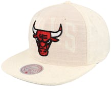 Chicago Bulls Cut Away Off White Snapback - Mitchell & Ness