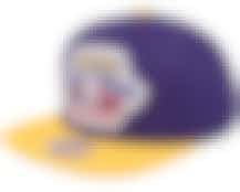 Los Angeles Lakers Back2back HWC Purple/Yellow Snapback - Mitchell & Ness