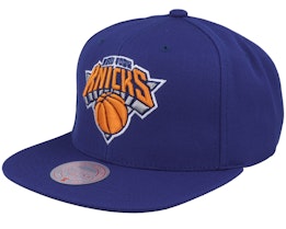 New York Knicks Team Ground 2.0 Blue Snapback - Mitchell & Ness