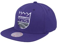 Sacramento Kings Team Ground 2.0 Purple Snapback - Mitchell & Ness