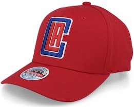 Los Angeles Clippers Team Ground 2.0 Stretch Red Adjustable - Mitchell & Ness