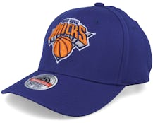 New York Knicks Team Ground 2.0 Stretch Blue Adjustable - Mitchell & Ness