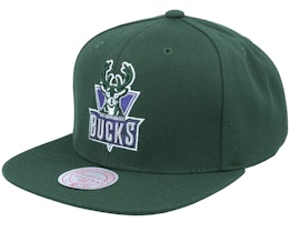 Milwaukee Bucks Team Ground 2.0 Green Snapback - Mitchell & Ness
