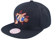 Philadelphia 76ers Team Ground 2.0 Black Snapback