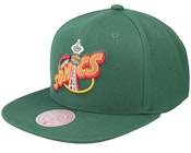 Seattle Supersonics Team Ground 2.0 Green Snapback