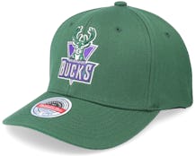 Milwaukee Bucks Team Ground 2.0 Stretch Green Adjustable - Mitchell & Ness