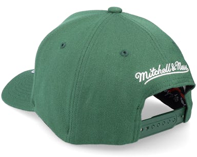 Milwaukee Bucks Team Ground 2.0 Stretch Green Flexfit - Mitchell & Ness cap