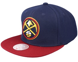 Denver Nuggets Team 2 Tone 2.0 Navy/Red Snapback - Mitchell & Ness