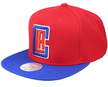 Los Angeles Clippers Team 2 Tone 2.0 Red/Royal Snapback - Mitchell & Ness