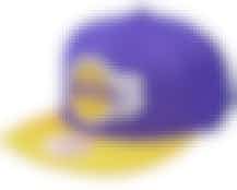 Los Angeles Lakers Team 2 Tone 2.0 Purple/Yellow Snapback - Mitchell & Ness