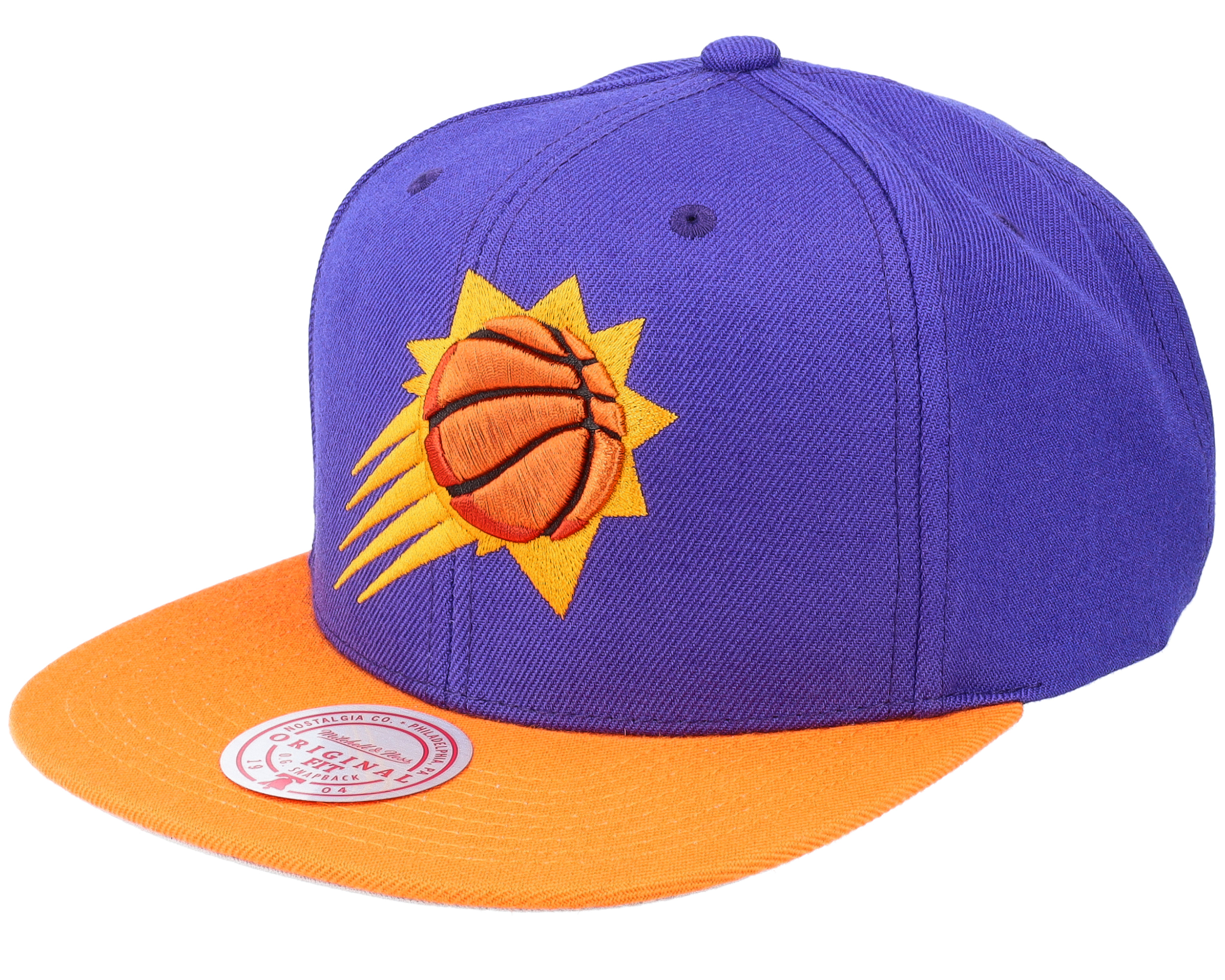 Phoenix Suns Team 2 Tone 2.0 Purple/Orange Snapback - Mitchell