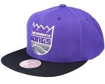 Sacramento Kings Team 2 Tone 2.0 Purple/Black Snapback - Mitchell & Ness