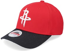 Houston Rockets Team 2 Tone 2.0 Stretch Red/Black Adjustable - Mitchell & Ness