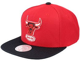 Chicago Bulls Team 2 Tone 2.0 Red/Black Snapback - Mitchell & Ness