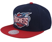 Houston Rockets Team 2 Tone 2.0 Navy/Red Snapback
