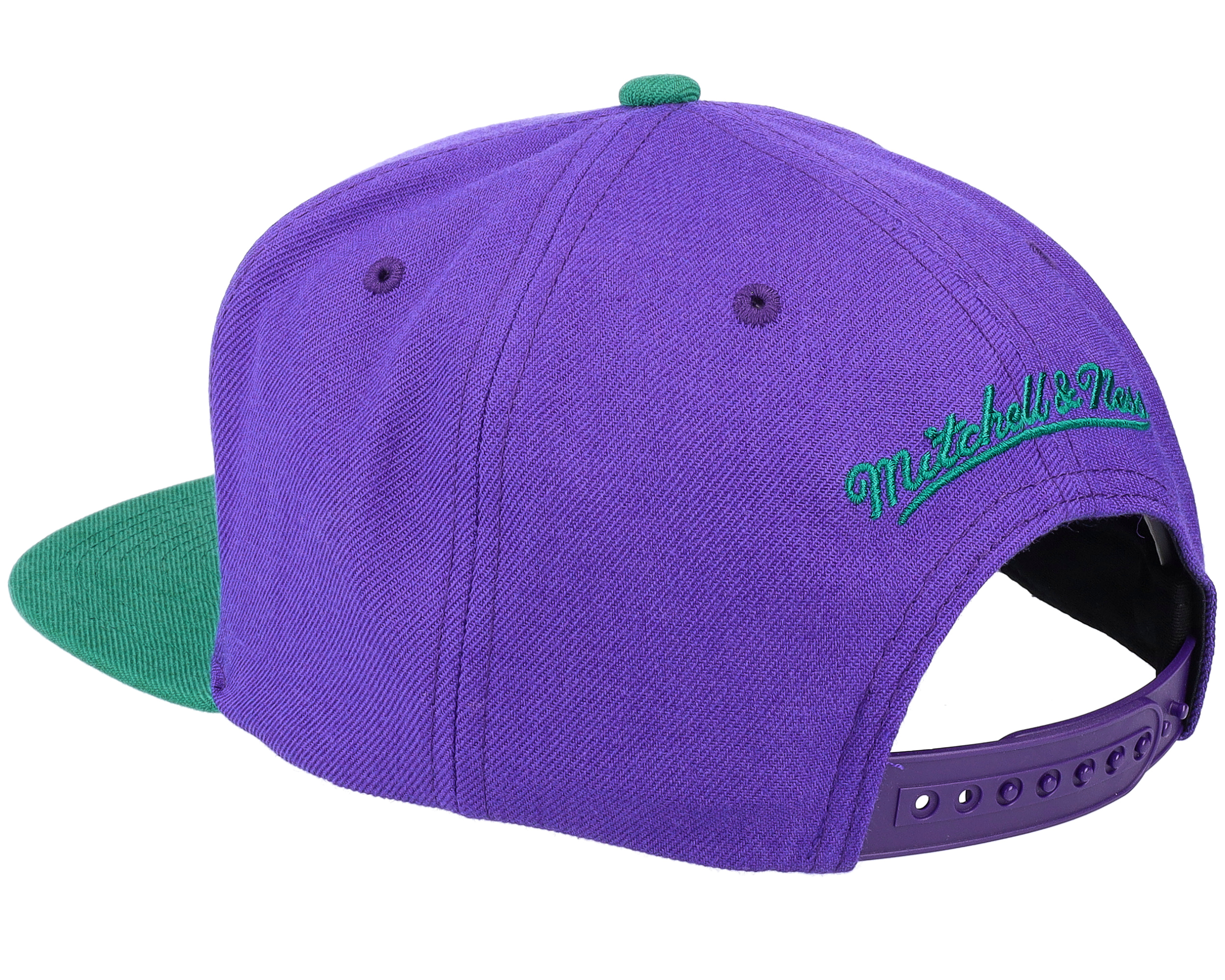 New Orleans Jazz Team 2 Tone Purple/Green Snapback | Hatstoreworld.com