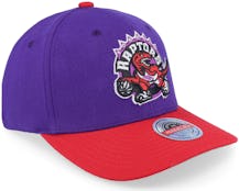 Toronto Raptors Team 2 Tone 2.0 Purple/Red Adjustable - Mitchell & Ness