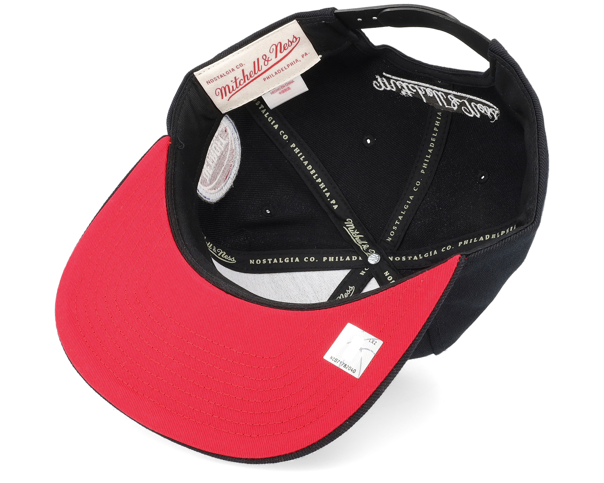 Detroit Pistons Team Script Black Snapback