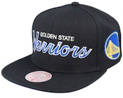 Golden State Warriors Team Script 2.0 Black Snapback