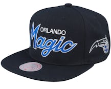 Orlando Magic Team Script 2.0 Black Snapback - Mitchell & Ness
