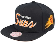 Phoenix Suns Team Script 2.0 Black Snapback - Mitchell & Ness