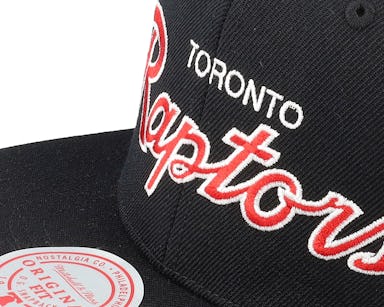 MITCHELL & NESS - Accessories - Toronto Raptors Team Script 2.0 Snapback -  Black