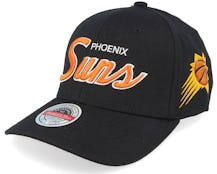 Phoenix Suns Team Script 2.0 Stretch Black Adjustable - Mitchell & Ness