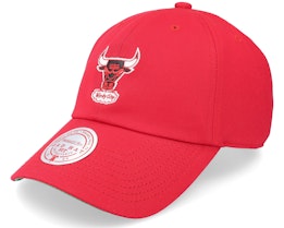 Chicago Bulls Team Ground 2.0 Red Dad Cap - Mitchell & Ness