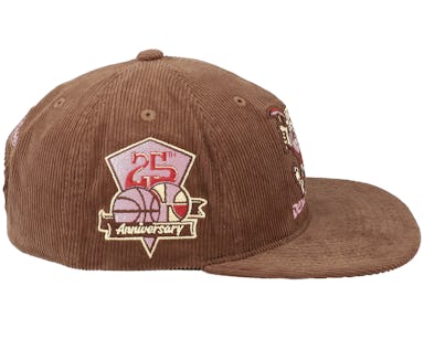 Denver Nuggets Corduroy Manchester Deadstock Brown Snapback - Mitchell & Ness