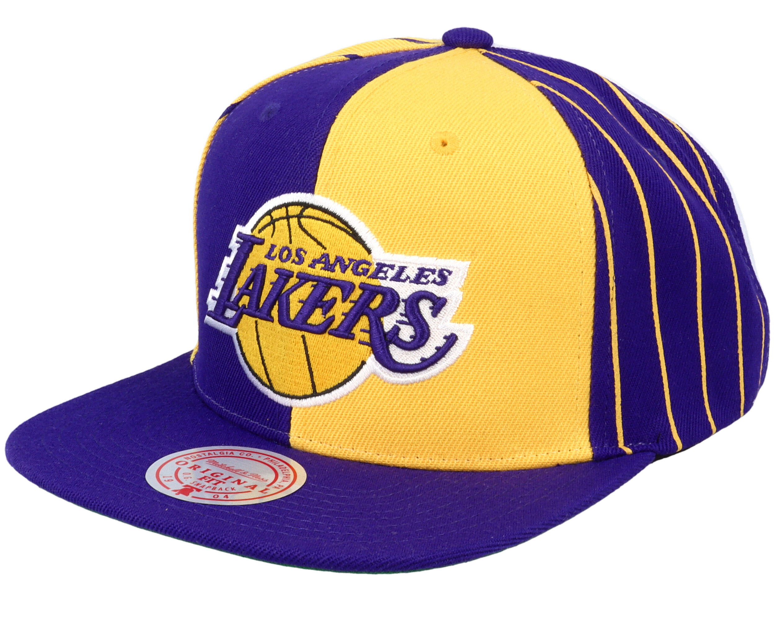 Los Angeles Lakers Yellow Mitchell & Ness Snapback Hat