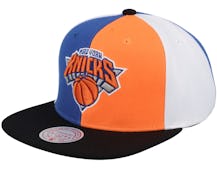 New York Knicks Team Era Pinwheel Orange/Black Snapback - Mitchell & Ness