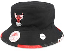 Chicago Bulls Hyper Black Bucket - Mitchell & Ness
