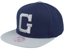 Georgetown Hoyas Team 2 Tone 2.0 Navy/Grey Snapback - Mitchell & Ness
