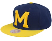 Michigan Wolverines Team 2 Tone 2.0 Navy/Yellow Snapback
