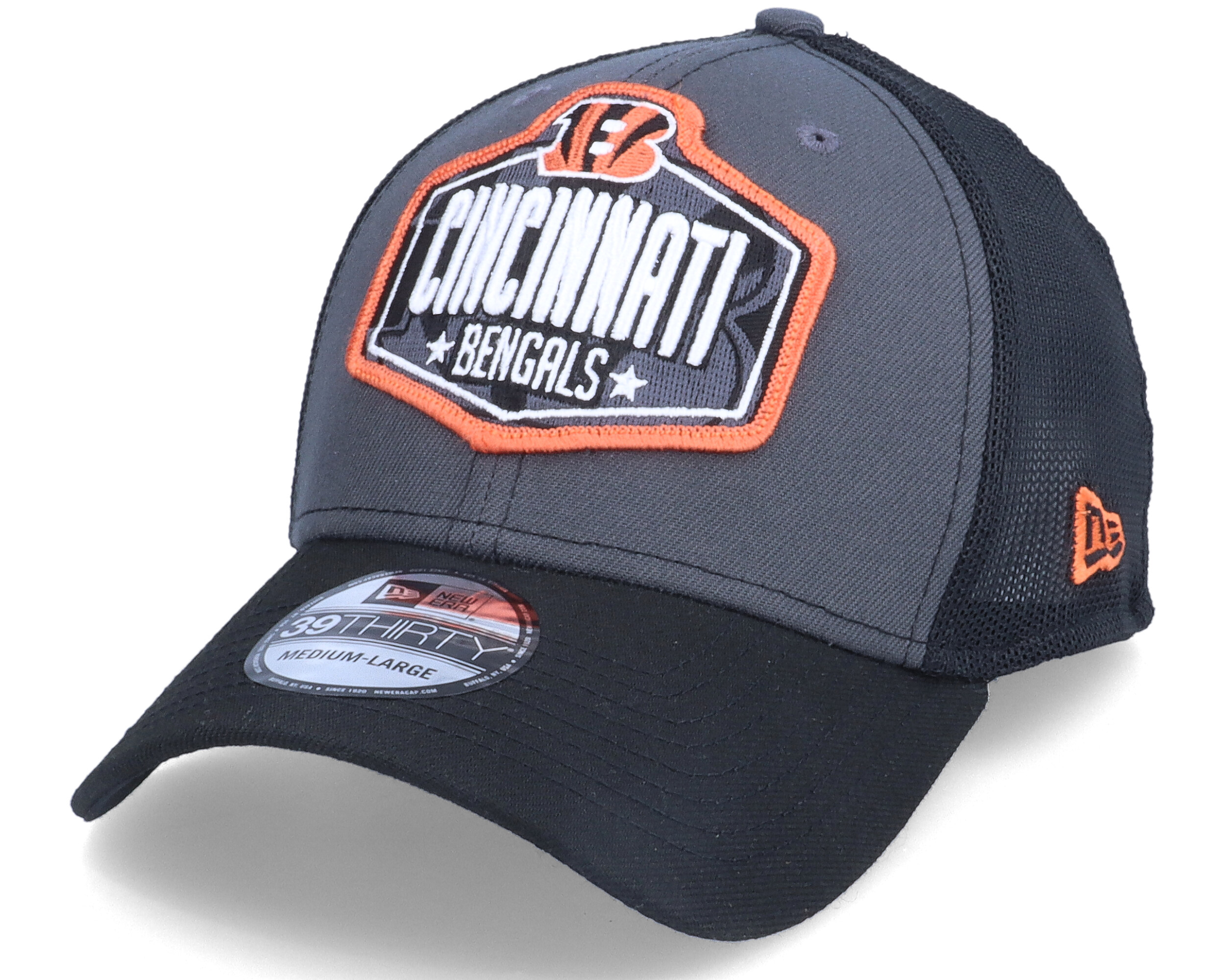 Cincinnati Bengals 39Thirty NFL21 Draft Dark Grey/Black Trucker