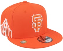 San Francisco Giants MLB21 City Connect Off 9FIFTY Orange Snapback - New Era