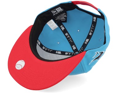 Miami Marlins MLB21 City Connect Off 9FIFTY Blue/Red Snapback - New Era cap