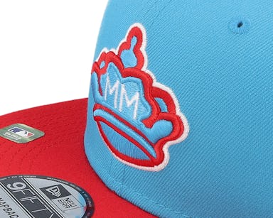 Miami Marlins MLB21 City Connect Off 9FIFTY Blue/Red Snapback - New Era cap