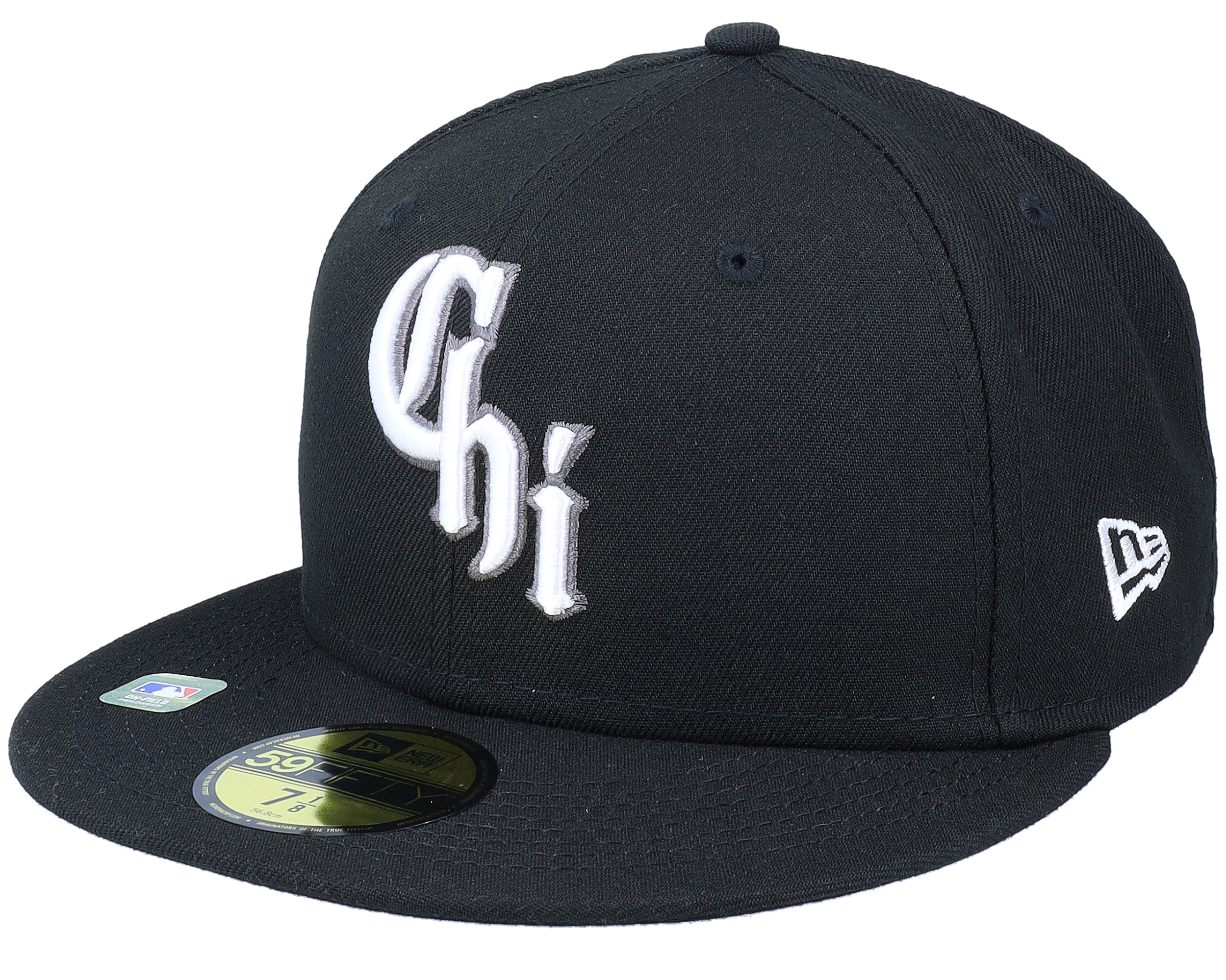 Chicago White Sox MLB21 City Connect Off 59FIFTY Black Fitted - Main Image