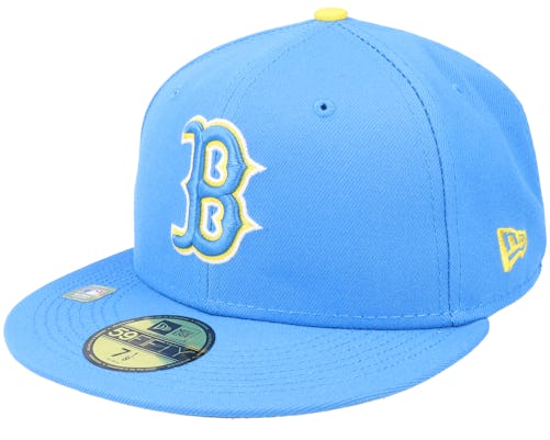Boston Red Sox New Era B City Connect 59FIFTY Fitted Hat - Light Blue